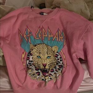 Pink Graphic Sweater